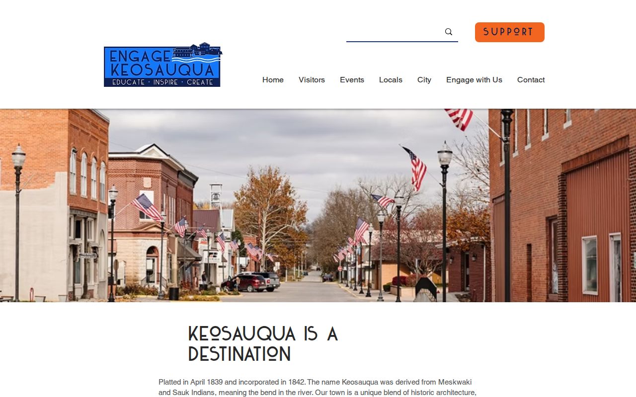 Official Keosauqua City Hall and county-seat information