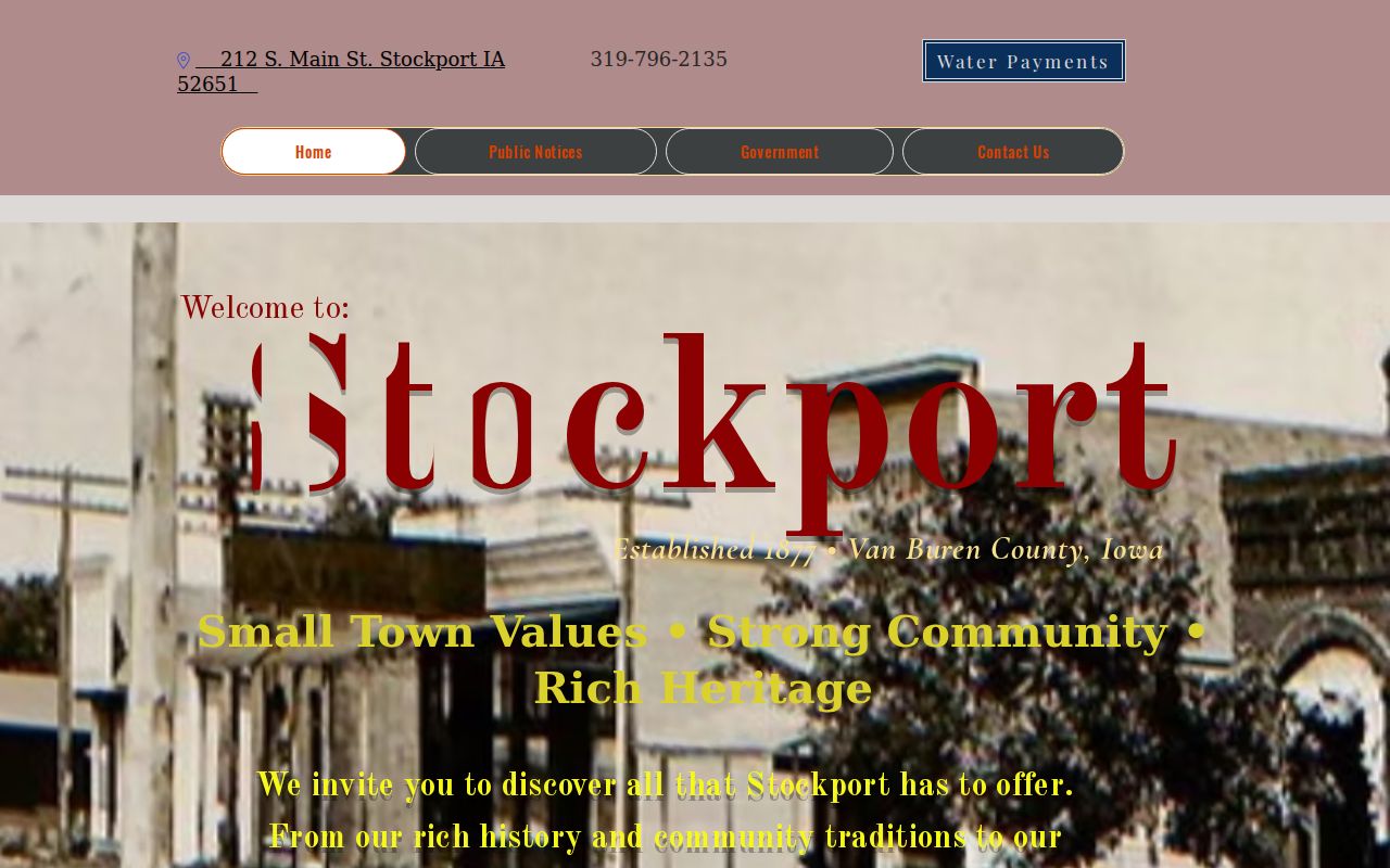 Official Stockport City Hall contact page and building information